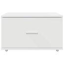 Skuffeskab med hjul Hvid 55 x 45 x 31 cm