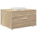 Skuffeskab med hjul Sonoma eg 55 x 45 x 31 cm