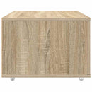 Skuffeskab med hjul Sonoma eg 55 x 45 x 31 cm