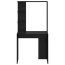 Bord Sort eg Konstrueret træ 78,5 x 37 x 154,5 cm