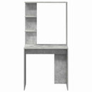 Bord Beton Grå Konstrueret træ 78,5 x 37 x 154,5 cm