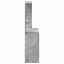 Bord Beton Grå Konstrueret træ 78,5 x 37 x 154,5 cm