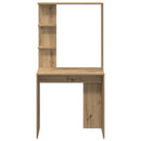 Bord Artisan Egetræ Konstrueret træ 78,5 x 37 x 154,5 cm