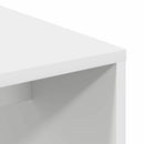 Bord Hvid 102 x 50 x 124 cm Konstrueret træ