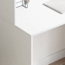 Bord Hvid 102 x 50 x 124 cm Konstrueret træ
