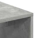 Bord Beton Grå 102 x 50 x 124 cm Konstrueret træ