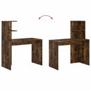 Bord Røget eg 102 x 50 x 124 cm Konstrueret træ