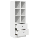 Highboard med skuffe Hvid 45,5 x 34 x 127 cm