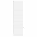 Highboard med skuffe Hvid 45,5 x 34 x 127 cm