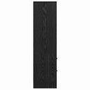 Highboard med skuffe Sort eg 45,5 x 34 x 127 cm