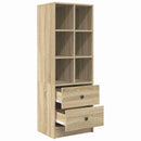 Highboard med skuffe Sonoma eg 45,5 x 34 x 127 cm