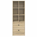 Highboard med skuffe Sonoma eg 45,5 x 34 x 127 cm