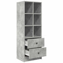 Highboard med skuffe Beton Grå 45,5 x 34 x 127 cm