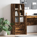 Highboard med skuffe Røget eg 45,5 x 34 x 127 cm