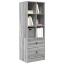 Highboard med skuffe Grå Sonoma 45,5 x 34 x 127 cm
