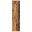 Highboard med skuffe Gammelt træ 45,5 x 34 x 127 cm
