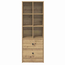 Highboard med skuffe Artisan Egetræ 45,5 x 34 x 127 cm