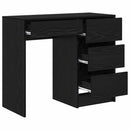 Bord Sort eg Konstrueret træ 90 x 37.5 x 75 cm