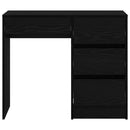Bord Sort eg Konstrueret træ 90 x 37.5 x 75 cm