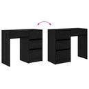 Bord Sort eg Konstrueret træ 90 x 37.5 x 75 cm