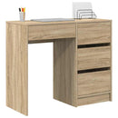 Bord Sonoma eg Konstrueret træ 90 x 37.5 x 75 cm