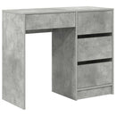 Bord Beton Grå Konstrueret træ 90 x 37.5 x 75 cm