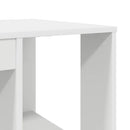 Bord Hvid Konstrueret træ 130 x 50,5 x 75 cm