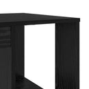 Bord Sort eg Konstrueret træ 130 x 50,5 x 75 cm