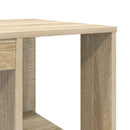Bord Sonoma eg Konstrueret træ 130 x 50,5 x 75 cm