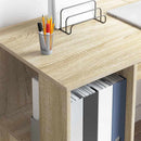 Bord Sonoma eg Konstrueret træ 130 x 50,5 x 75 cm