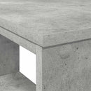 Bord Beton Grå Konstrueret træ 90 x 50 x 75 cm