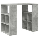 Bord Beton Grå Konstrueret træ 90 x 50 x 75 cm