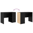Bord Sort eg Konstrueret træ 102 x 50 x 75 cm