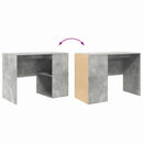 Bord Beton Grå Konstrueret træ 102 x 50 x 75 cm