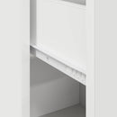 Sideboard med skuffe Hvid 38 x 34 x 75 cm