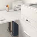 Sideboard med skuffe Hvid 38 x 34 x 75 cm