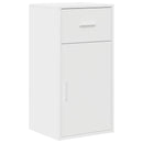 Sideboard med skuffe Hvid 38 x 34 x 75 cm