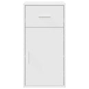 Sideboard med skuffe Hvid 38 x 34 x 75 cm