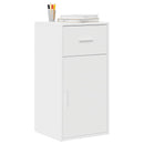 Sideboard med skuffe Hvid 38 x 34 x 75 cm