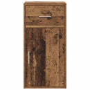 Sideboard med skuffe Gammelt træ 38 x 34 x 75 cm
