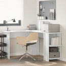 Hjørneskrivebord Hvid Konstrueret træ 140 x 113,5 x 75 cm