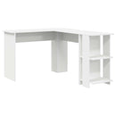 Hjørneskrivebord Hvid Konstrueret træ 140 x 113,5 x 75 cm