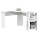 Hjørneskrivebord Hvid Konstrueret træ 140 x 113,5 x 75 cm