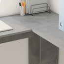 Hjørneskrivebord Beton Grå Konstrueret træ 140 x 113,5 x 75 cm