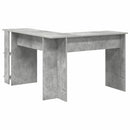 Hjørneskrivebord Beton Grå Konstrueret træ 140 x 113,5 x 75 cm