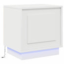 Natskab 2 pcs Hvid 44 x 34,5 x 45 cm Konstrueret træ