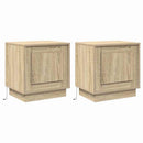 Natskab 2 pcs Sonoma eg 44 x 34,5 x 45 cm Konstrueret træ