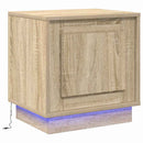Natskab 2 pcs Sonoma eg 44 x 34,5 x 45 cm Konstrueret træ
