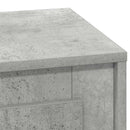 Natskab 2 pcs Beton Grå 44 x 34,5 x 45 cm Konstrueret træ