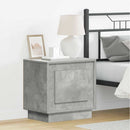Natskab 2 pcs Beton Grå 44 x 34,5 x 45 cm Konstrueret træ